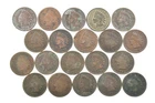 Lot 20 1800's 1890-1899 Indian Head Penny Cents US Coin Collection 2/5 Roll *356