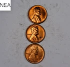 1946+1947-D+1955-S Lincoln Wheat Penny Cent Lot/Set ~ Gem BU Red ~ ZWL13