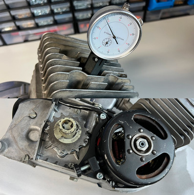 Simson S51 Set Einstellhilfe Zündung Messuhr Adapter Polrad Blockade ZZP M500