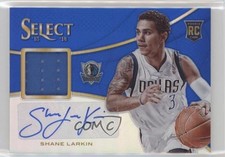 2013-14 Panini Select Rookie Jersey Blue Prizm 25/49 Shane Larkin #11 Auto 1u6