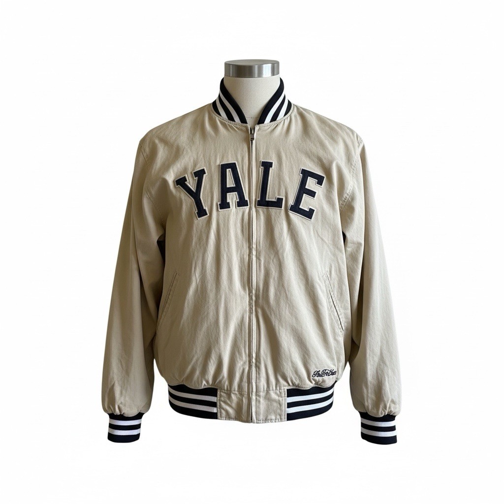 RARE VINTAGE Stall & Dean Ivy League Yale Bulldogs Khaki Navy