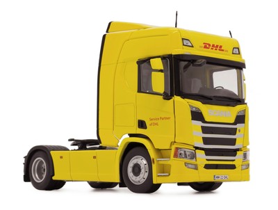 MARGE MODELS,solo truck 4x2 DHL Design - SCANIA R500, 1/32, MAR2014-04-01