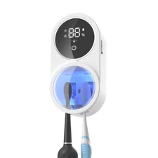 Toothbrush Holder and Cleaner Razor Holder/Dryer Light Cleaning and Air Dryin...