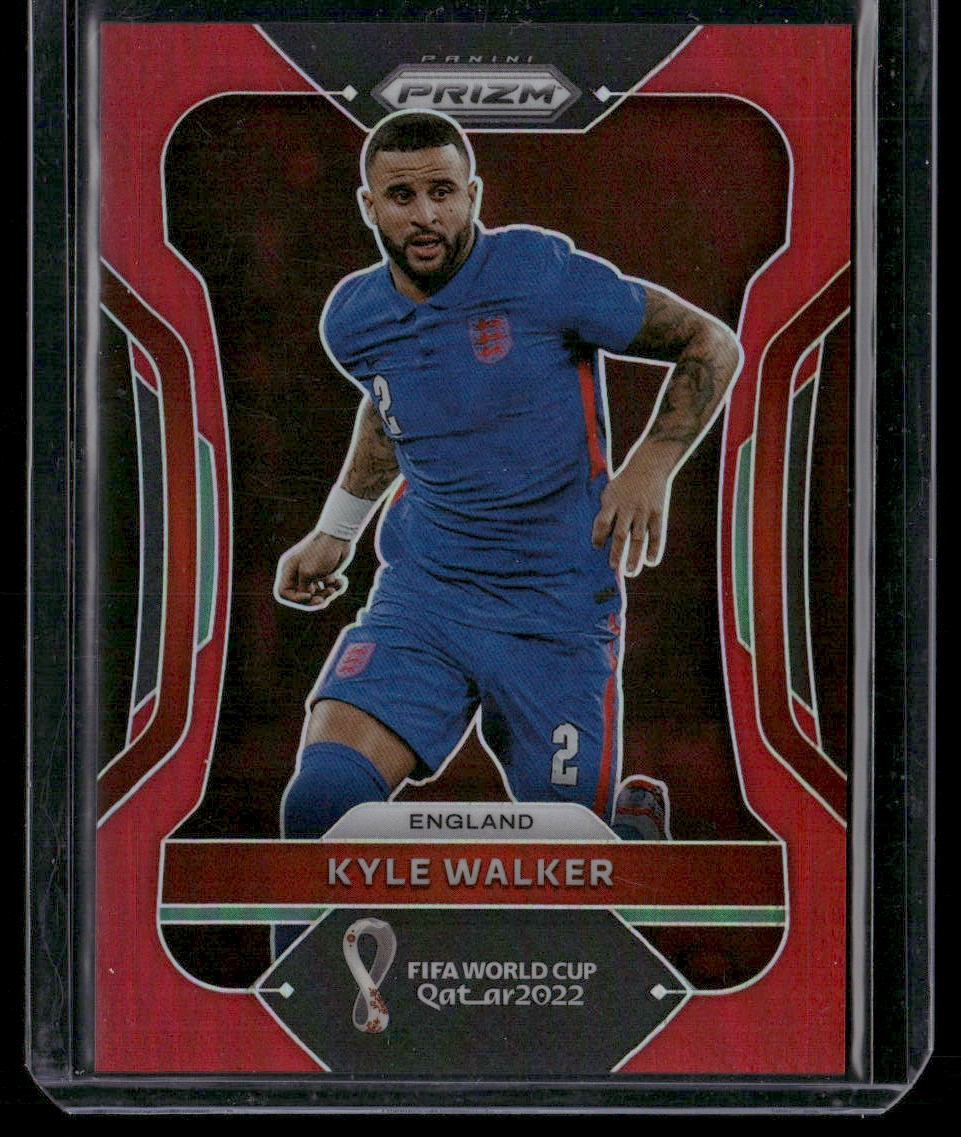 2022 Panini Prizm FIFA World Cup #91 Kyle Walker Red Prizm #/399