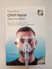 New Small NuvoMed CPAP Silicone Nasal Mask with Removable Cushion