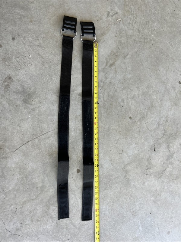 2  Scuba BCD Tank Straps Used