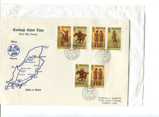 Isle of Man 1976 Manx Language USA Bicentenary FDC cancelled Port Erin