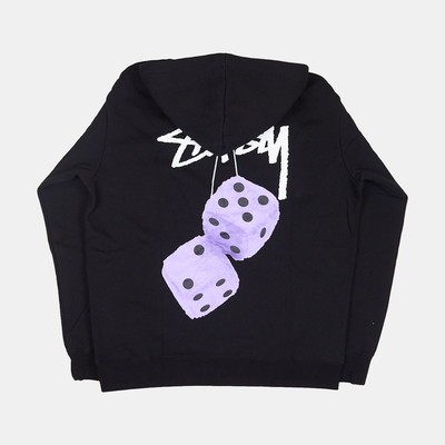 Stussy Purple Dice Hoodie / Size M / Mens / Black / Cotton  display picture 1
