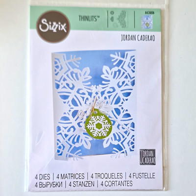 Sizzix Thinlits Stanzschablonen Schneeflocke Set 4 Dies (4 Einheiten) NEU 