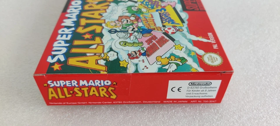 Neu New 100% Original Super Mario Allstars All Stars SNES Super Nintendo NOS - Bild 3 von 4