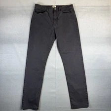Flint and Tinder Pants Mens 32x32 Dark Gray Charcoal Tapered Fit Chino Huckberry