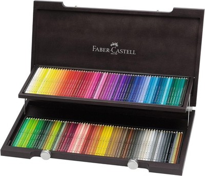 Faber-Castell Albrecht Durer Watercolor Pencils 120 Set in Wooden Box