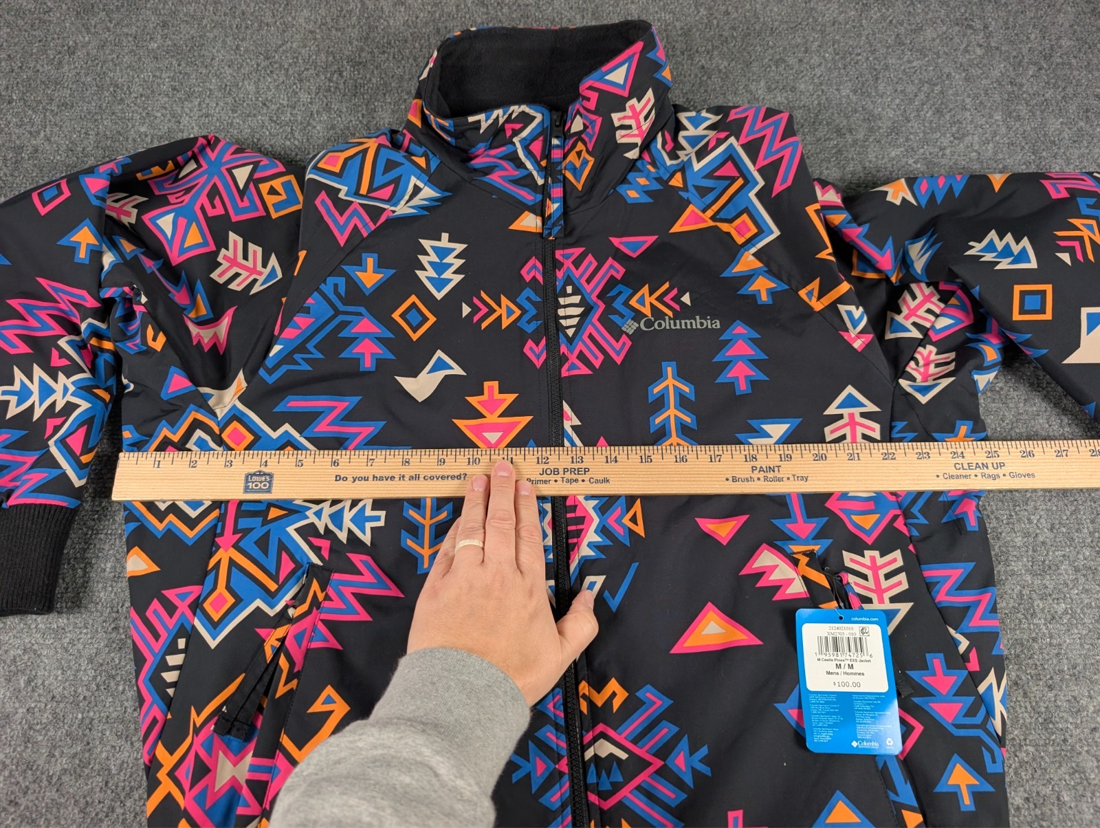 Columbia Castle Pines EXS Jacket Mens Medium Aztec Geometric NWT thumbnail 4