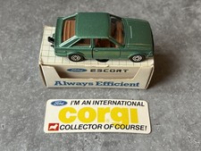 Corgi Juniors Ford Escort mk3  In Original Box Vintage 1981 56175 promo