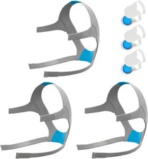 3 Pack Replacement Headgear for AirFit F20 AirTouch F20 with Magnetic Clips
