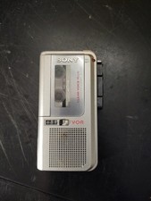 Sony M-570V VOR Handheld Cassette Microcassette Voice Recorder Tested