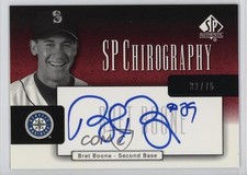 2004 SP Authentic SP Chirography Black & White 32/75 Bret Boone #CA-BB Auto n8a