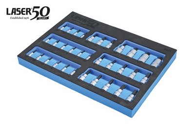 Laser Zubehör Magnetisch Buchse Bit Set 33pc Sechskant Torx & Spline 50th