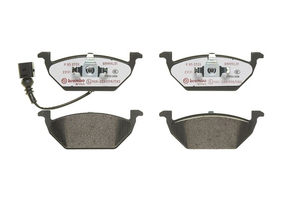 Bremsbelagsatz, Scheibenbremse P 85 072X Brembo FüR Audi VW Seat-image