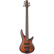 Ibanez SR Standard Series SR505A 5-String Electric Bass Guitar, Mahogany Brown B