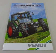 Prospekt Fendt GTA - Freisichttraktoren 365 GTA / 380 GTA / 380 GHA von 07/1988