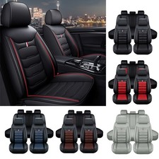 Full Set Leather Seat Covers For Chevy Silverado 1500 2500hd 3500hd Front Rear