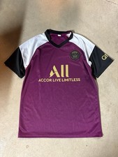 PSG Soccer Jersey 20/21 Purple Away Jersey Size Large
