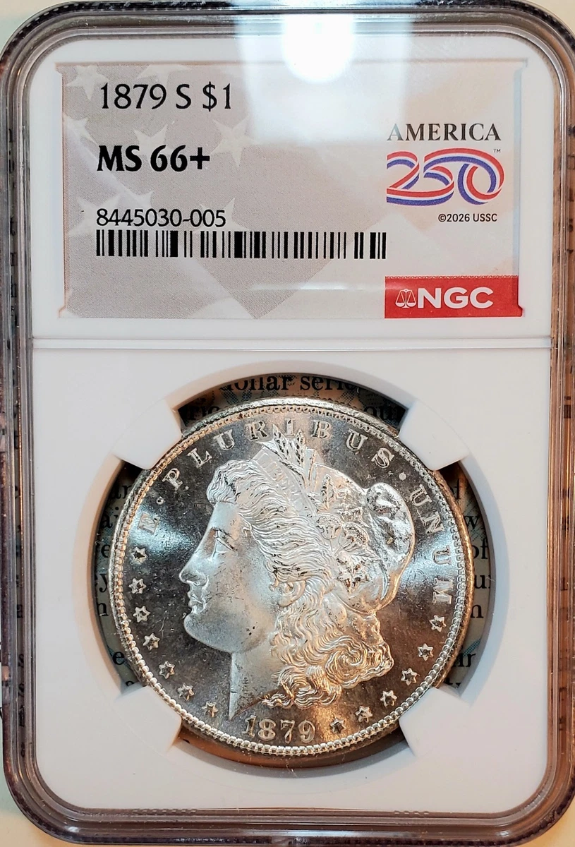 Uncirculated Silver MS 65 Graded US Dollar Coins for sale | eBay