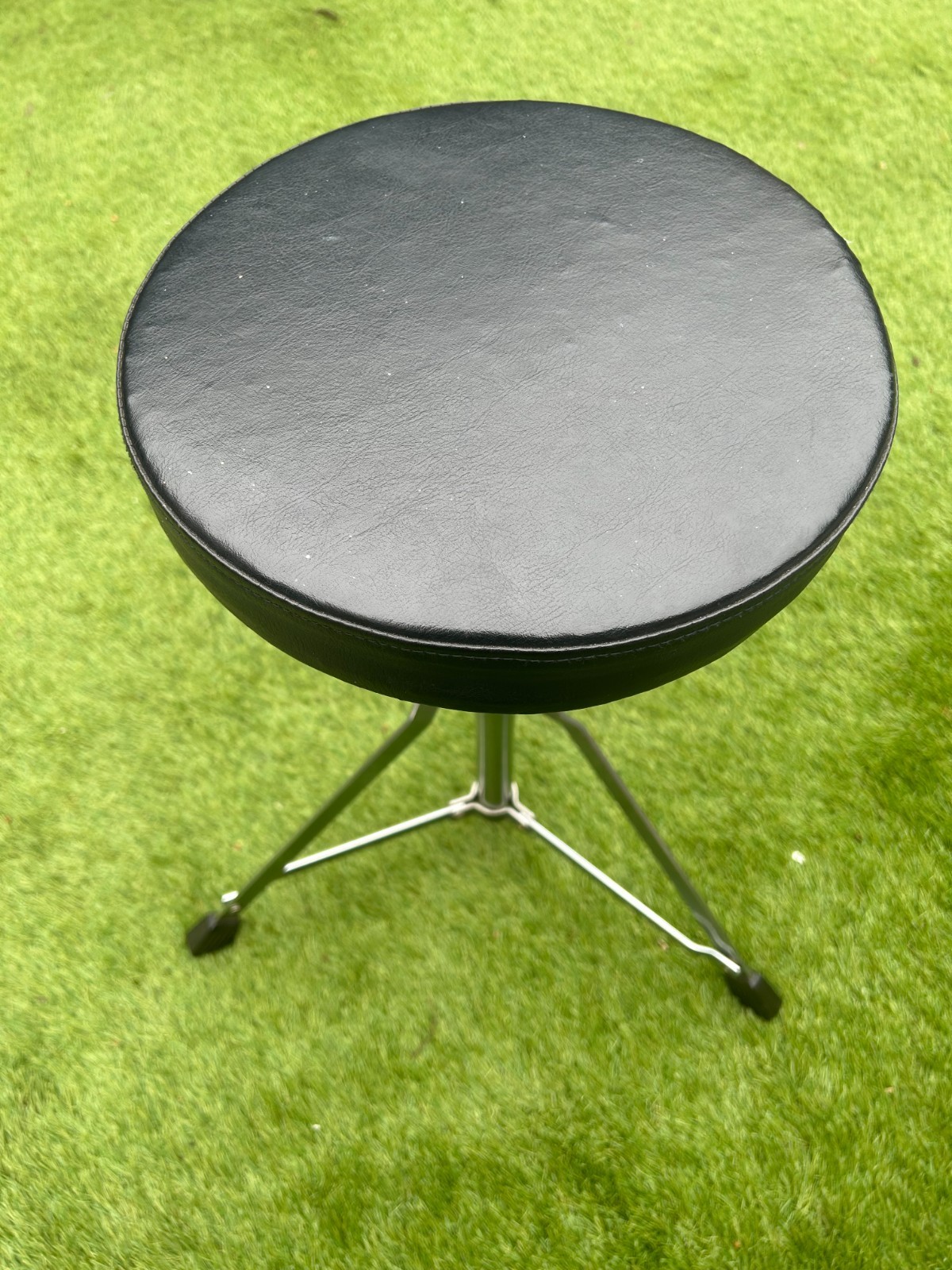 Drum Stool Throne / Height Adjustable / Double Braced / 11'' Padded Seat photo 2