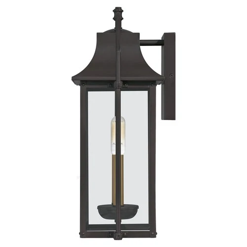 Manning 2-Light Outdoor Wall Mount in Western Bronze - Picture 3 of 7