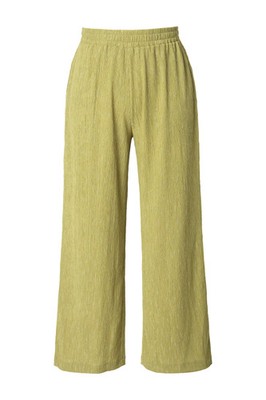 Studio Untold Damen große Größen Hose Wide Legs Krepp Glitter Effekt