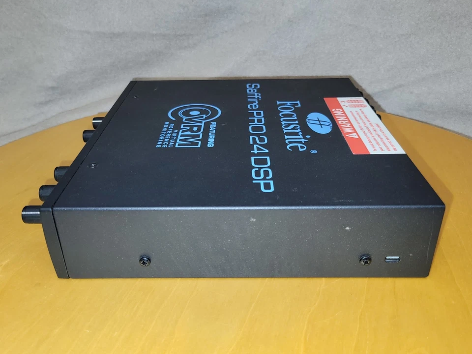 Focusrite Saffire Pro 24 DSP w/VRM FireWire Cable & Travel Power Adaptor & CD - Image 4 of 4