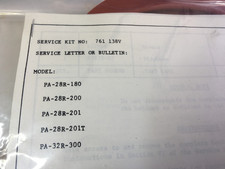 Piper PA-28R1 Backup Gear Extender Replacement Kit  761-138