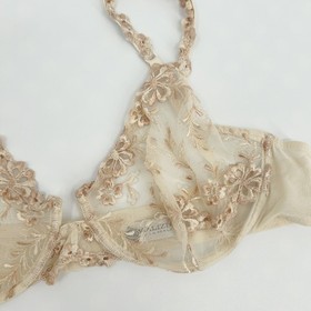 MALIZIA BY LA PERLA Womens Bundle Lot (2) Sheer Floral Embroidered Lace Bra 4