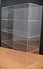 Displays2buy Acrylic Countertop Display 16" x 6" x 19" Showcase Cabinet Shelves