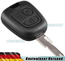 Schlüssel Ersatz Tasten Gehäuse für Peugeot Citroen C1 C2 C3 107 307 Aygo