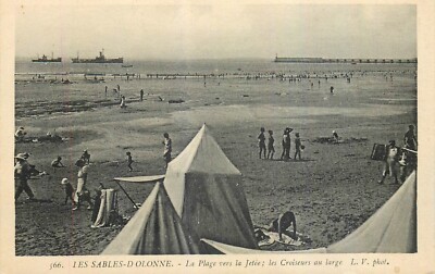 85 LES SABLES D'OLONNE la plage 46799
