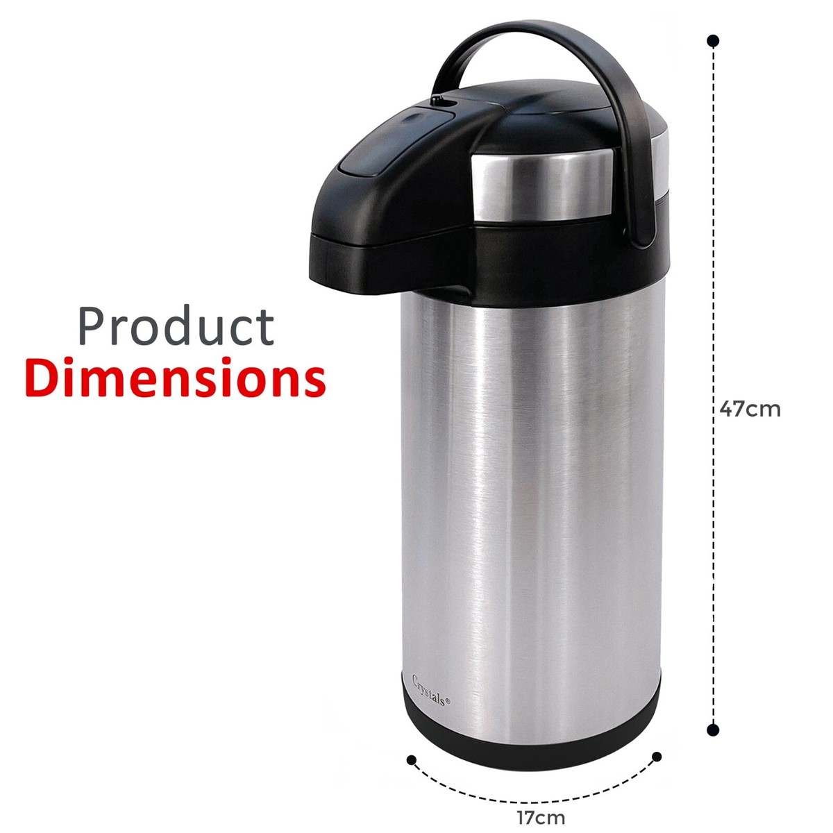Milton Flask Beverage Dispenser Tea Coffee Thermos 3L/5L LIT