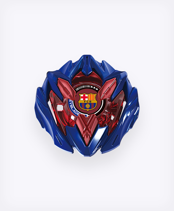 Beyblade X UX-00 DRANBUSTER 1-60A Metal Coat Blue FC Barcelona Ver