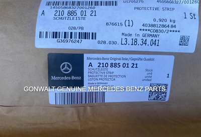 Mercedes Benz E320 E430 E55 AMG 96-99 Front Bumper Impact Strip