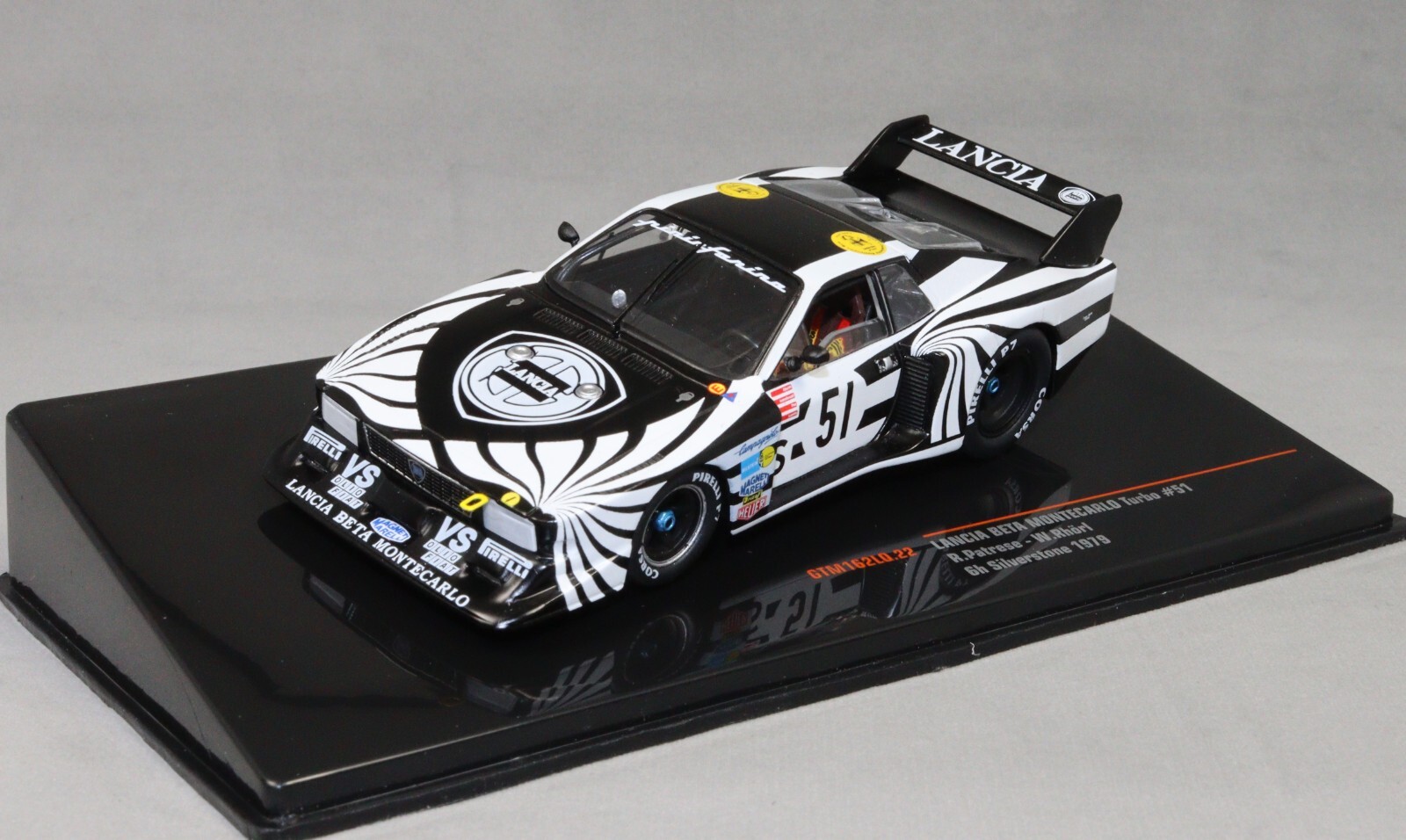 IXO Lancia Monte Carlo Turbo Silverstone 6 Hour 1979 Rohrl & Patrese GTM162LQ