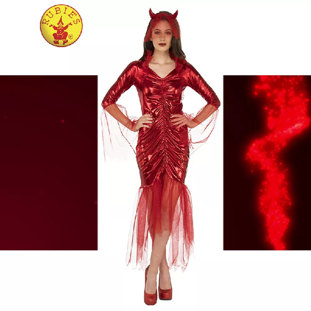 Long red dress halloween costume sales
