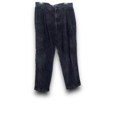 VTG 90s Y2k Chaps Ralph Lauren Black Corduroy Straight Leg Pants Men’s 34x30