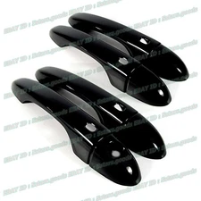 Glossy Pure Black Cover Trim For Maserati Levante SUV Trofeo 4 Smart Door Handle