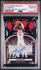 2022 Panini Crown Royale  AJ Griffin RCA-AJG Rookie Auto  12/25 