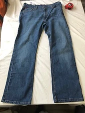 Levis 527 Jeans Mens 38x32 Blue Bootcut Slim Fit Medium/Dark Wash Pant 5 Pocket