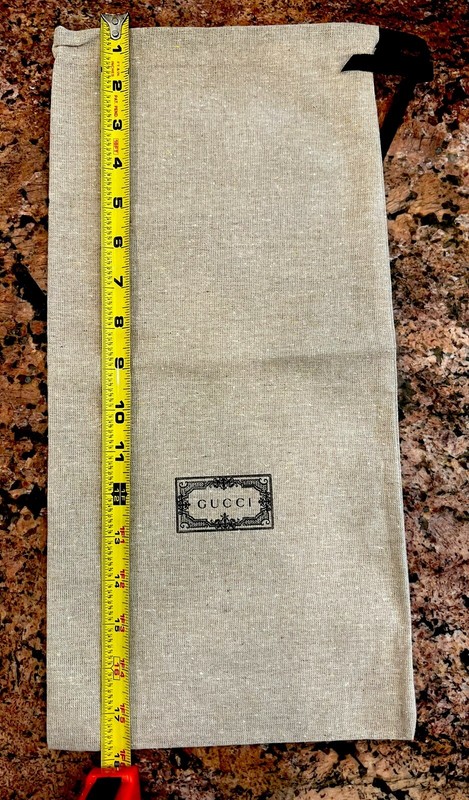 Authentic Gucci shoe cover bag beige brand new