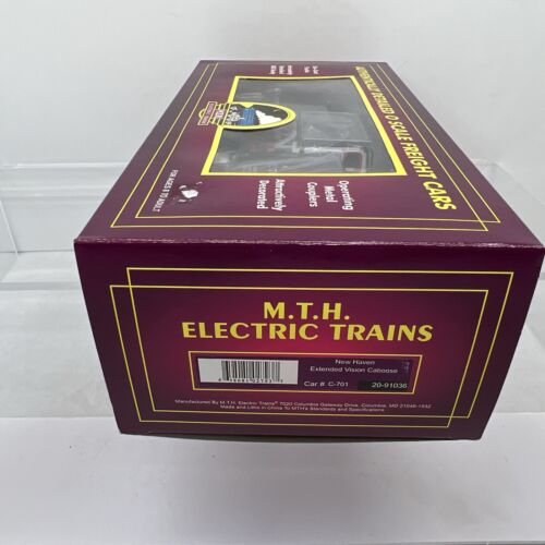 MTH Premier 20-91036 New Haven Extended Vision Caboose #C-701 O Gauge New NH - Picture 14 of 16