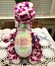 WEBKINZ SPOTTY DINOSAUR HM339 New with Unused Code Attached & Free Shipping!