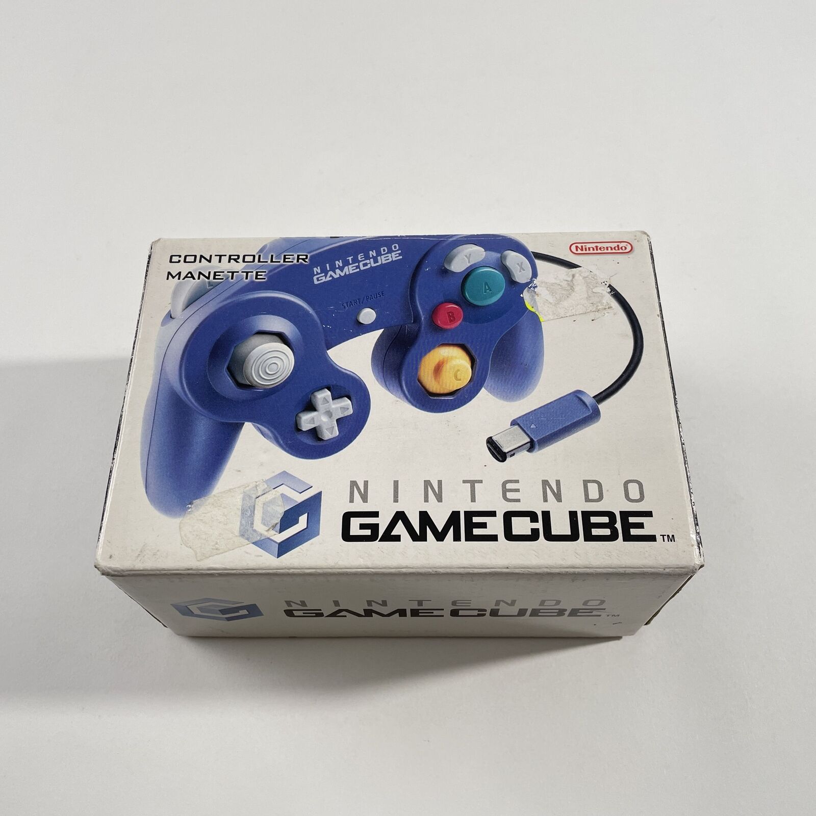 Nintendo Game Cube Boîte vide Controller Manette Bleue EUR Bon état